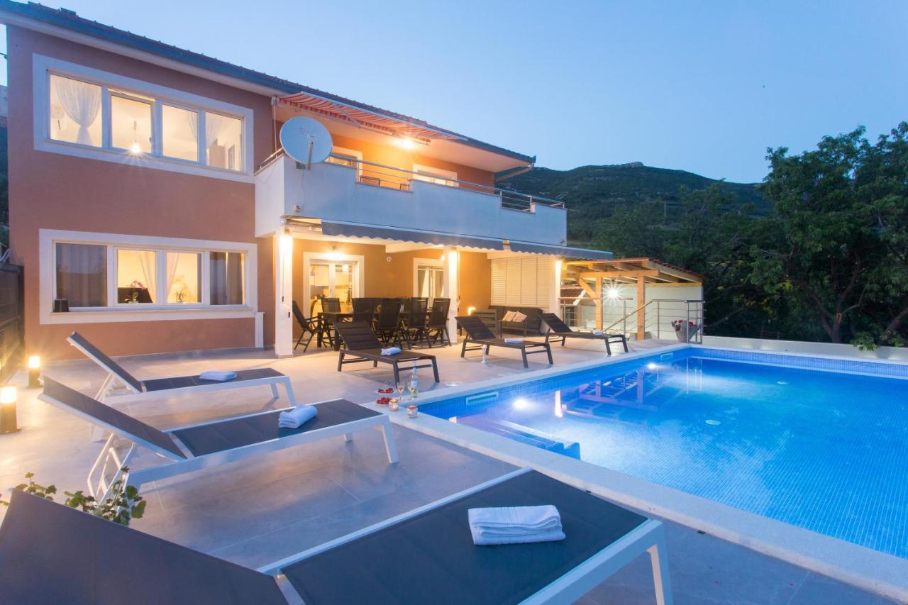Villa Ivano With Sea&Mountain View Kaštel Stari 外观 照片