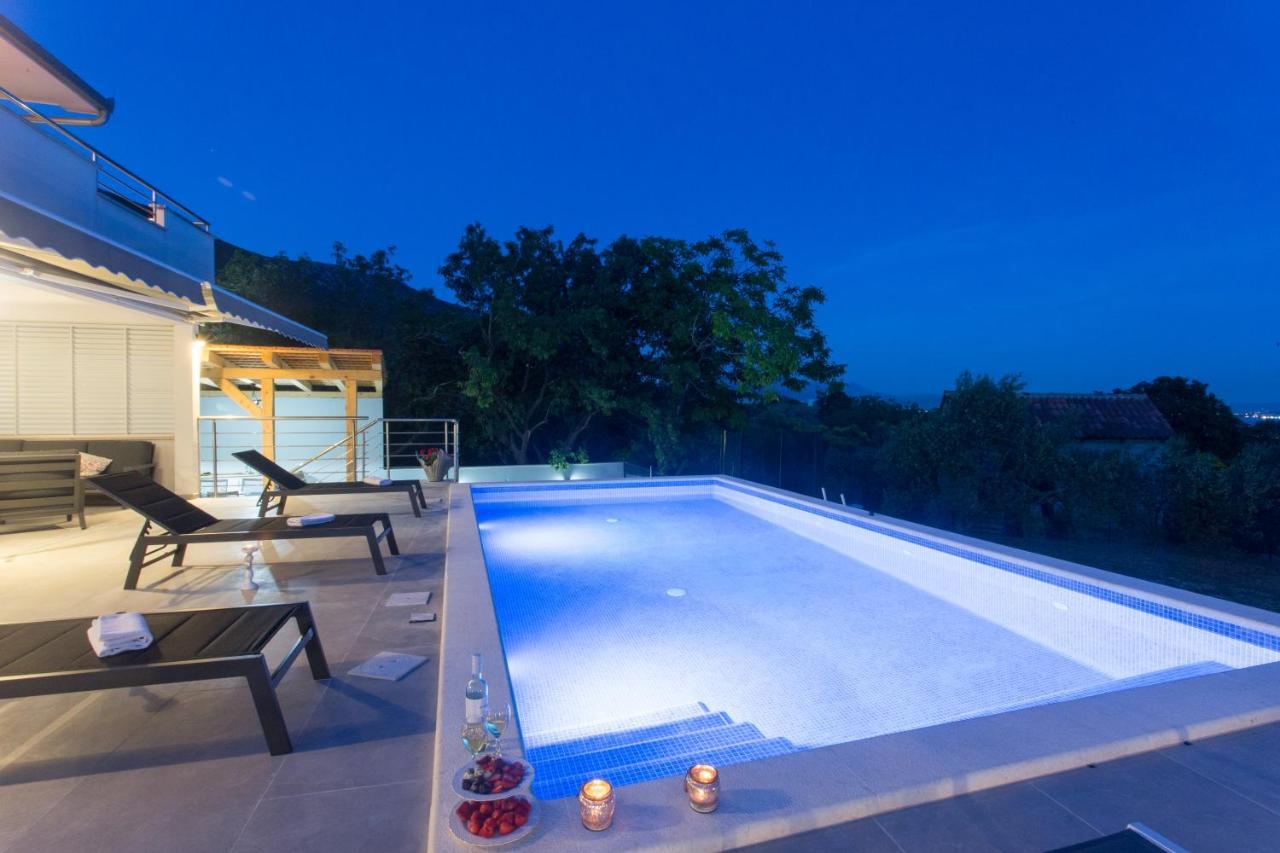 Villa Ivano With Sea&Mountain View Kaštel Stari 外观 照片