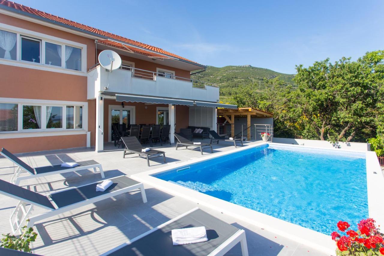 Villa Ivano With Sea&Mountain View Kaštel Stari 外观 照片