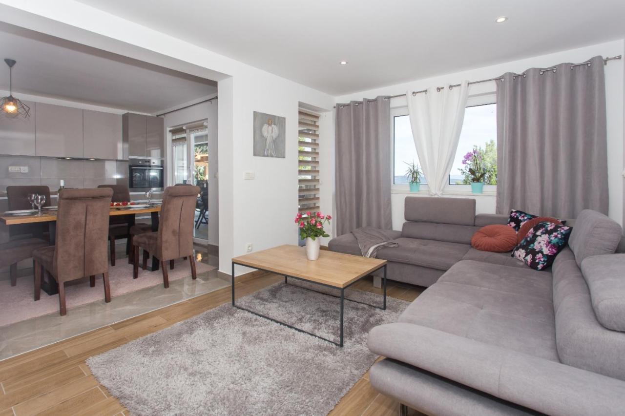 Villa Ivano With Sea&Mountain View Kaštel Stari 外观 照片